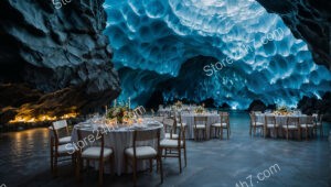 Enchanting Cave Banquet Provided by Catering Service