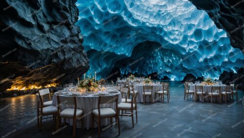 Enchanting Cave Banquet Provided by Catering Service