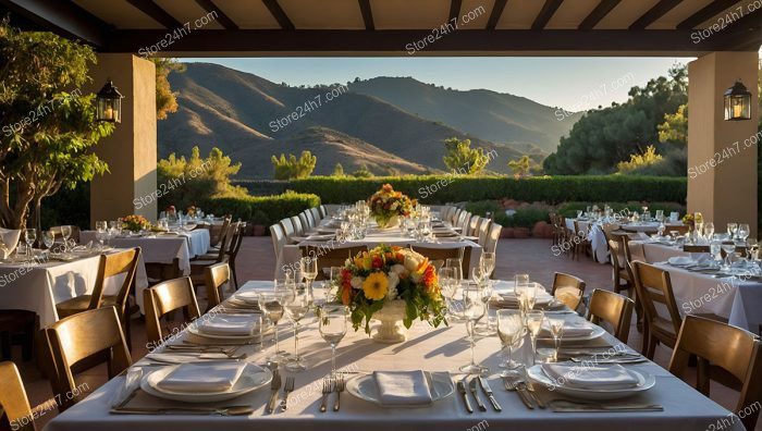 Sunset Mountain View Catering Elegance