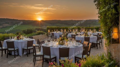 Scenic Sunset Catering Service View