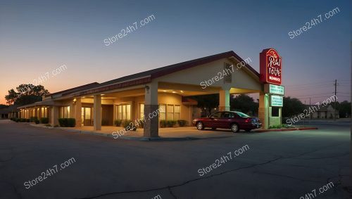Roadside Motel Twilight Marquee