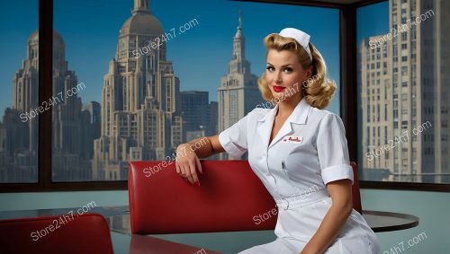 Vintage Nurse in Urban Pin-Up