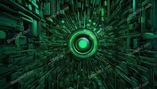 Emerald Nexus of Digital Synapses