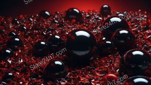 Crimson Shards and Polished Spheres