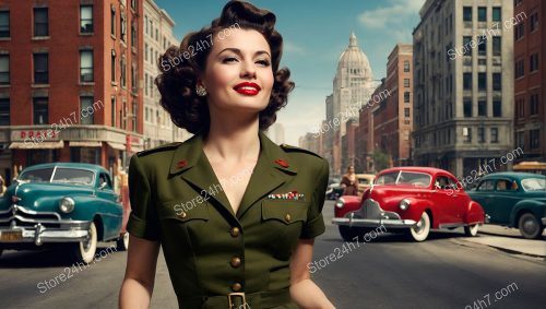 Retro Radiance: Vintage Military Chic Redefined