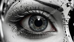 Fragmented Reality Eye Surreal Transition