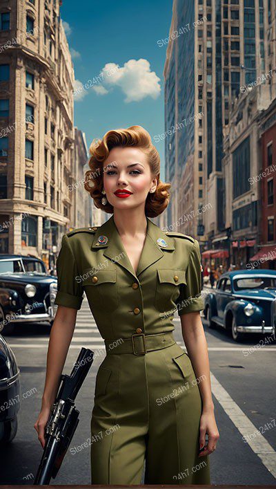 Timeless Elegance: Post-War Army Pin-Up Style