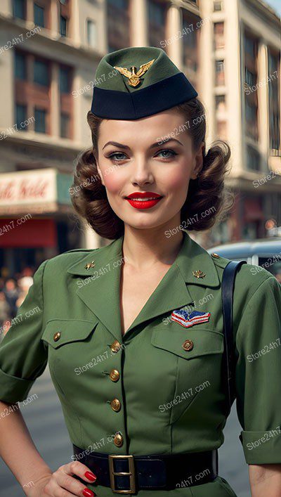 World War II Legacy: Stylish Army Pin-Up