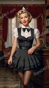 Vintage Pin-Up Maid Glamour Shot