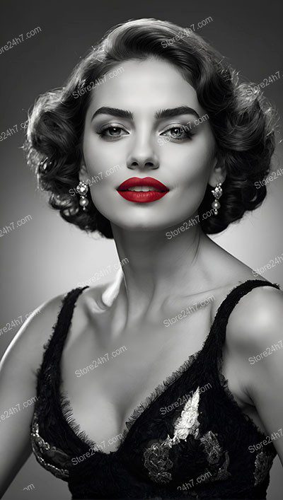 Elegant Vintage Beauty: 1940s Pin-Up Inspiration