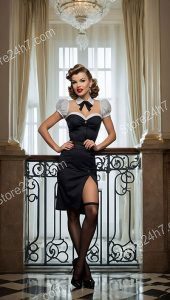 Vintage Pin-Up Cosplay Maid Fantasy