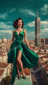 Emerald Skyline Pin-Up Majesty