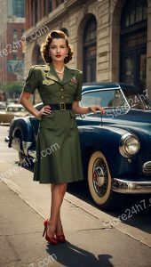 Vintage Army Pin-Up: Post-War Style Revealed