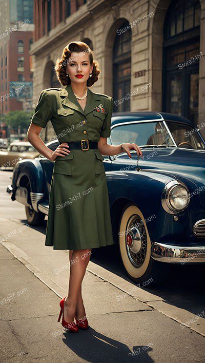 Vintage Army Pin-Up: Post-War Style Revealed
