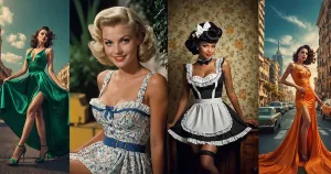 Vertical Pin-Up Images