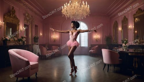Balletic Showgirl in Lingerie at Vintage Club