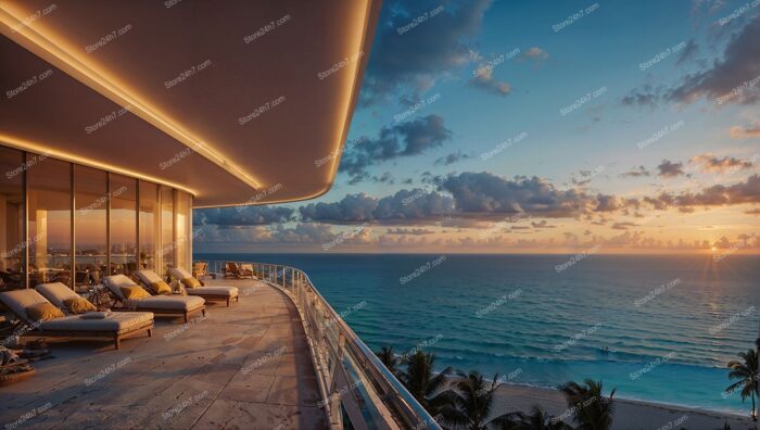 Florida Sunset Serenity at Luxury Oceanfront Condo