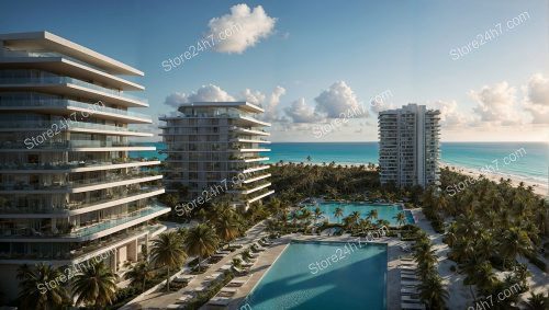 Florida Luxe: Oceanview Condos Basking in Sunlight