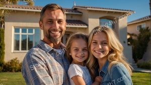 Smiling Family Embraces Life in Their New Home