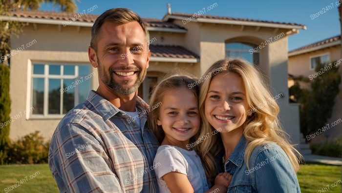 Smiling Family Embraces Life in Their New Home