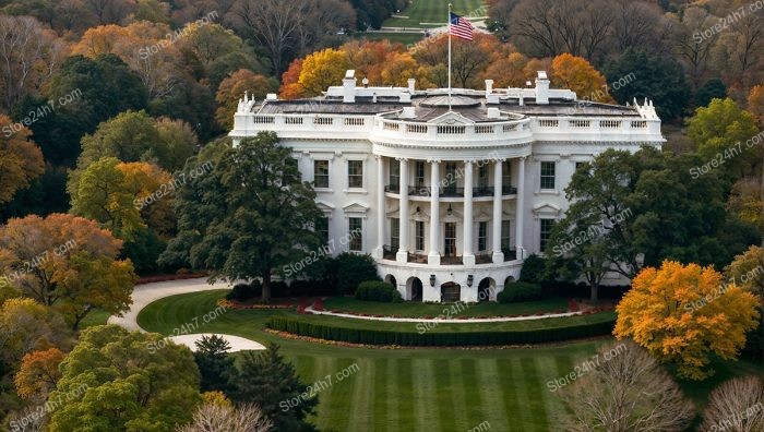 Autumn Majesty at the White House Washington DC