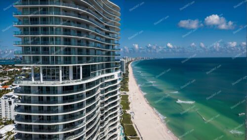 Miami High-Rise Condo Glittering by the Ocean