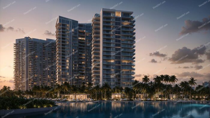 Florida Dusk: Luxurious Condo with Oceanview