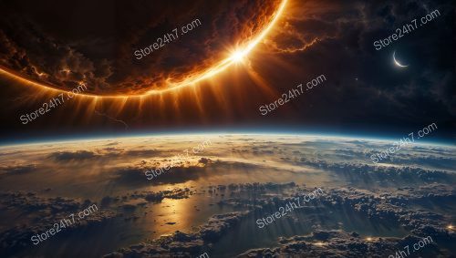 Eclipse of Destiny: Planet's Precarious Perch on Apocalypse