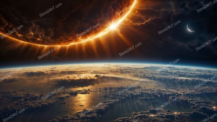 Eclipse of Destiny: Planet's Precarious Perch on Apocalypse