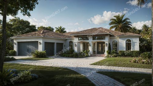 Tropical Retreat: Florida Single Family Home Oasis
