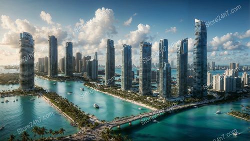 Miami's 23rd Century Skyline: A Vision in Condos
