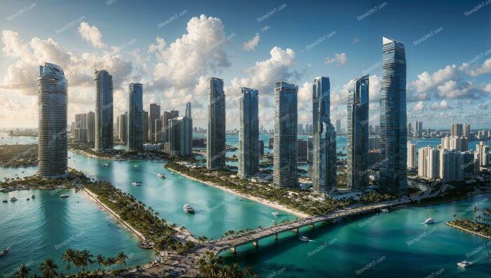 Miami's 23rd Century Skyline: A Vision in Condos