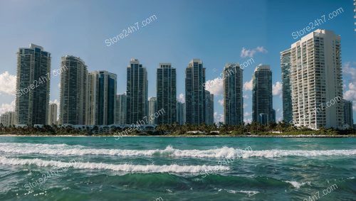 Miami Oceanfront Condo Skyline in Sunshine