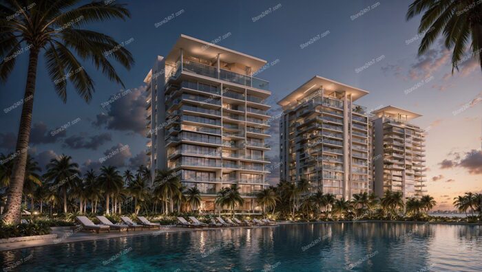 Tropical Dusk: Florida Condos Embrace Oceanview