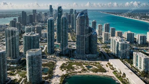 Miami Beach Skyline: 23rd Century Condo Living Unveiled