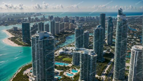 Florida Future Condo Skyline: Vision of the 23rd Century