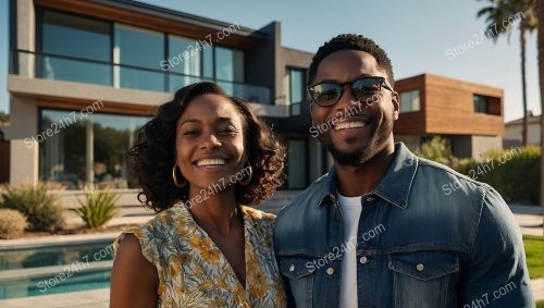 Joyful Couple Becomes Proud New Homeowners