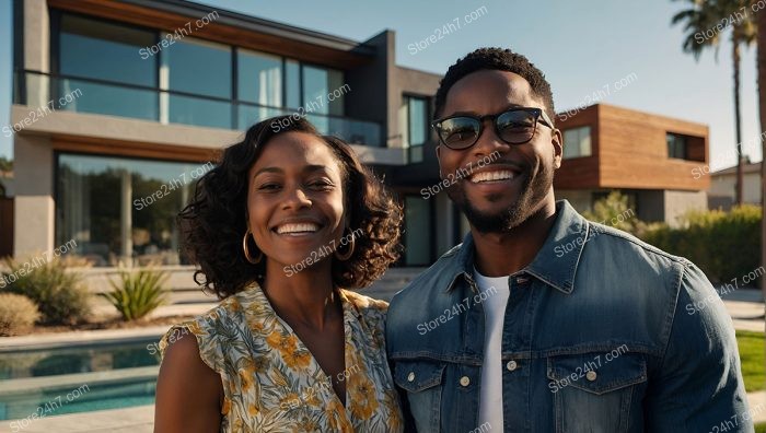 Joyful Couple Becomes Proud New Homeowners