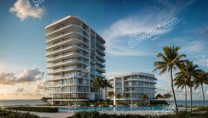Serenity Shores: Florida's Modern Luxury Oceanfront Condo