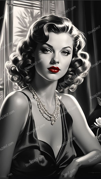 Vintage Visions of Glamour: Timeless Pin-Up Elegance