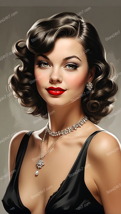 Radiant 1930s Pin-Up: Grace and Glamour Portrayed