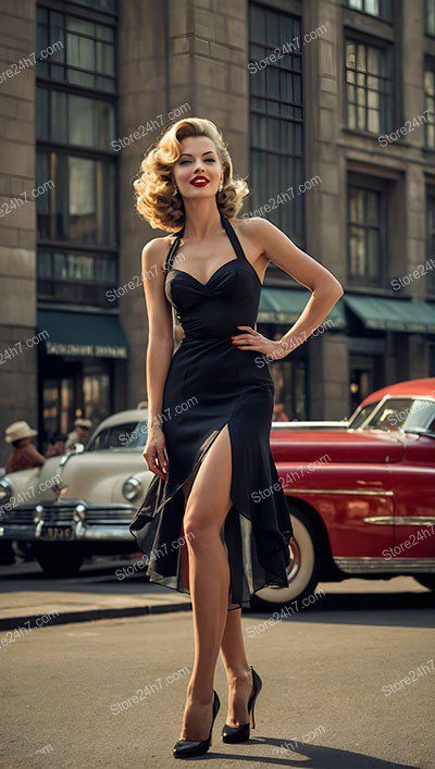 Classic Pin-Up Dance in Urban Glamour