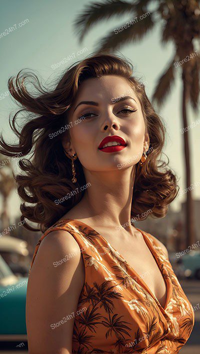 Sunny Pin-Up Beauty: Vintage Glamour Revived