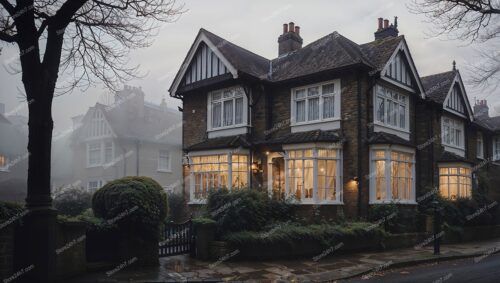 Elegant Victorian Family Home in Classic London Fog