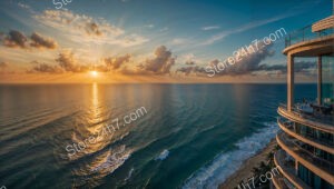 Sunset Serenity at Oceanfront Luxury Condo Residences
