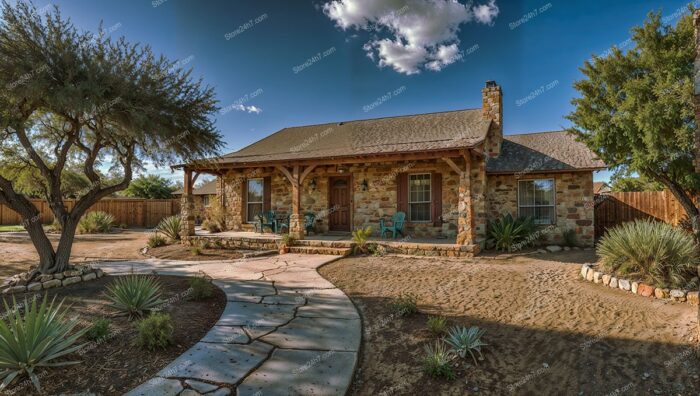 Charming Rustic Ranch House with Serene Landscape