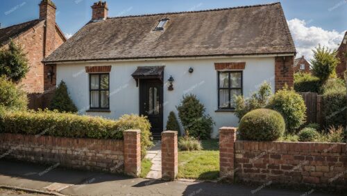 English Family Cottage in Rural Countryside