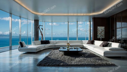 Elegant Coastal Condo with Panoramic Ocean View Design