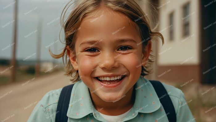 Child's Pure Joyful Reaction Captured in Photograph