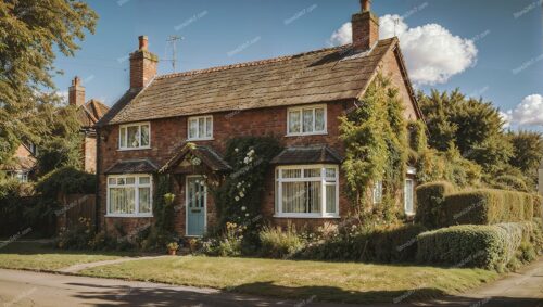 English Family Home in Rural Countryside Setting